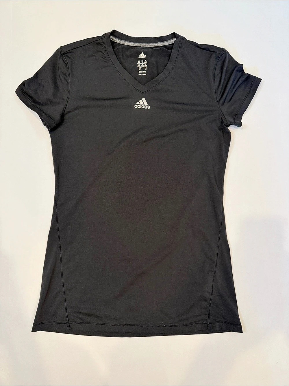 adidas Black Athletic Tee Size Small Like New